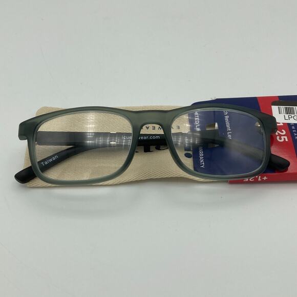 ICU Eyewear Bolton Reading Glasses Reader with Soft Case +1.25 - Picture 1 of 6